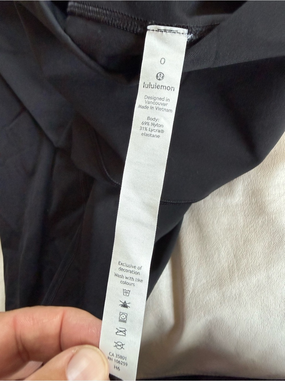 lululemon athletica Black High-Rise Leggings - Picture 3 of 3